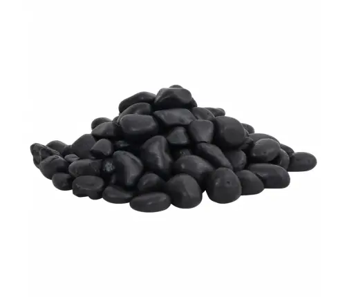 Poleeritud Veerkivi 10 Kg, Must, 2-5 Cm