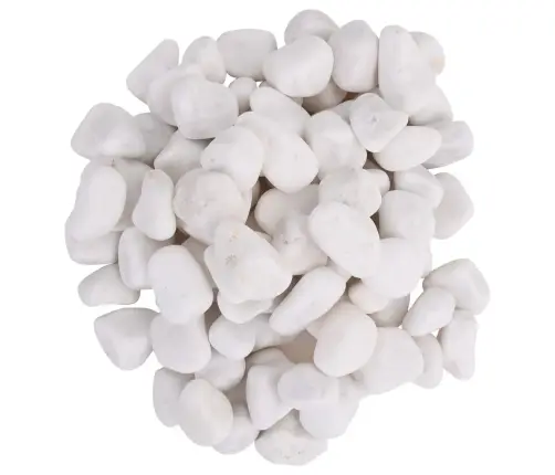 Pulēti Oļi, 25 Kg, Balti, 2-5 Cm Vidaxl