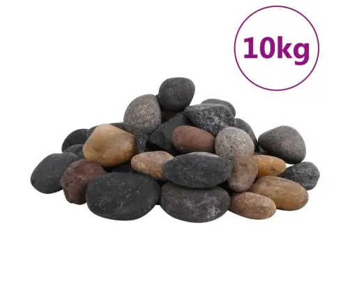 Pulēti Oļi, 10 Kg, Krāsaini, 5-8 Cm Vidaxl