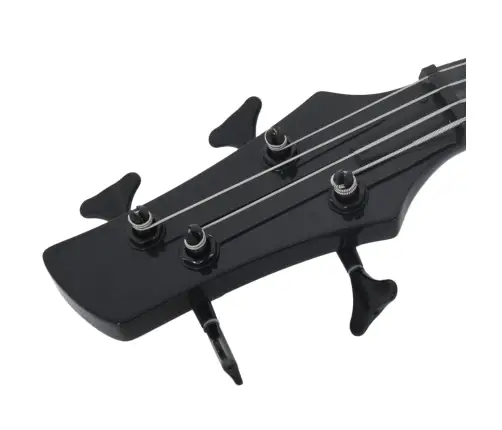 Elektriskā Basģitāra Iesācējiem Ar Somu, Melna, 4/4, 46