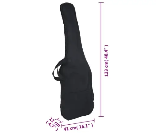 Elektriskā Basģitāra Iesācējiem Ar Somu, Zila, Melna, 4/4, 46