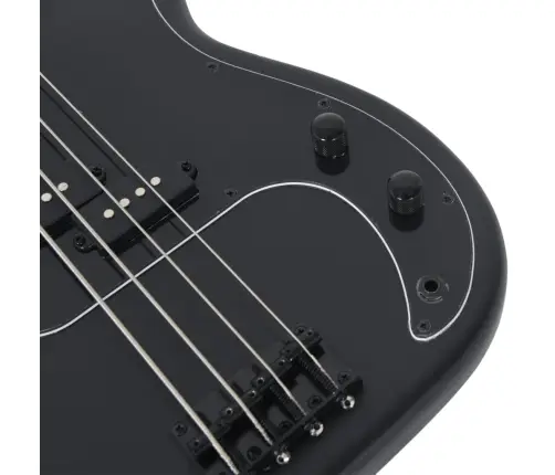 Elektrinė Bosinė Gitara Pradedantiesiems, Juoda, 4/4 46"