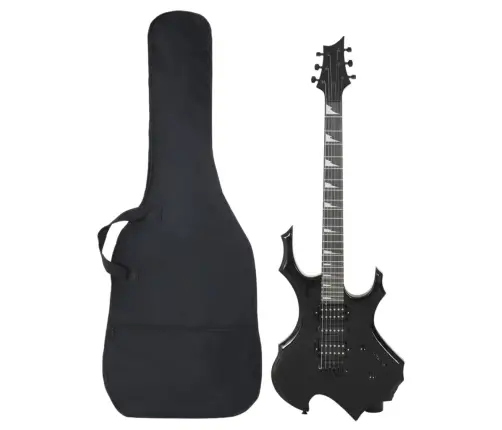 Elektriskā Ģitāra Iesācējiem Ar Somu, Melna, 4/4, 39