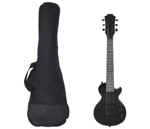 Elektriskā Ģitāra Bērniem Ar Melnu Somu, 3/4 30