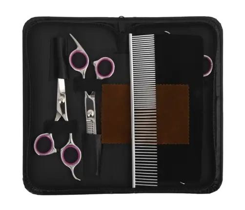 5-Osaline Koera Karvahooldus Komplekt, Roostevaba Teras