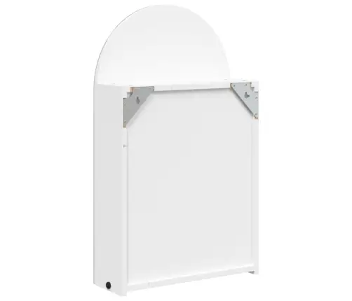 Vannasistabas Spoguļskapītis Ar Led, 42X13X70 Cm, Balts Vidaxl