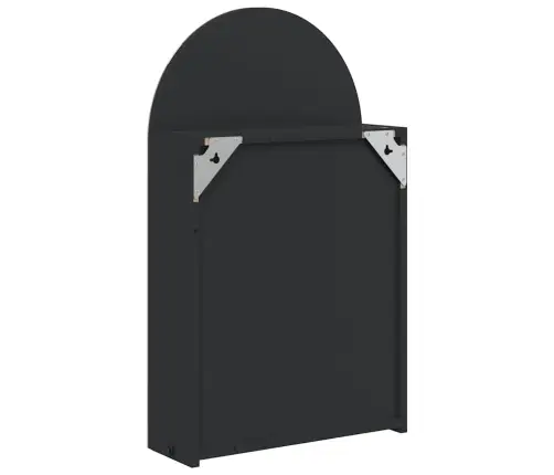 Veidrodinė Vonios Kambario Spintelė Su Led, Juoda, 42X13X70Cm