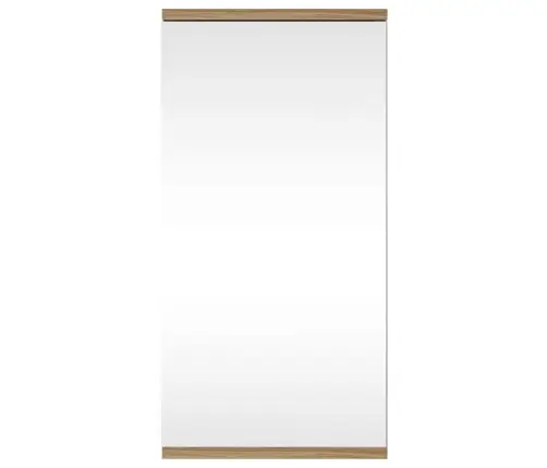 Kampinė Veidrodinė Vonios Kambario Spintelė, Ąžuolo, 30X24X60Cm