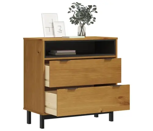 Sahtlitega Kapp "Flam", 80X40X80 cm Männipuit