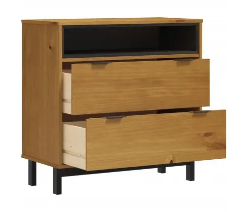 Sahtlitega Kapp "Flam", 80X40X80 cm Männipuit