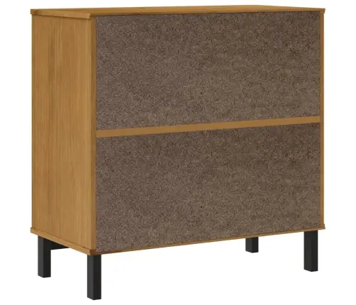 Šoninė Spintelė Su Durelėmis Flam, 80X40X80cm Pušies Masyvas