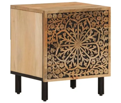 Naktsskapīši, 2 Gab., 40X33X46 Cm, Mango Masīvkoks Vidaxl