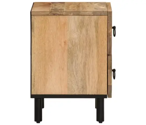 Naktinė Spintelė, 40X33X46cm Mango Medienos Masyvas