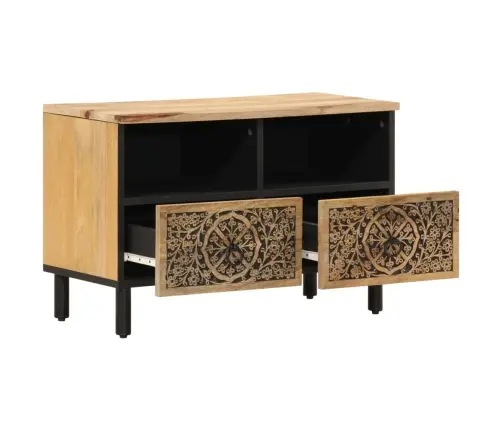 Tv Skapītis, 70X33X46 Cm, Mango Masīvkoks Vidaxl