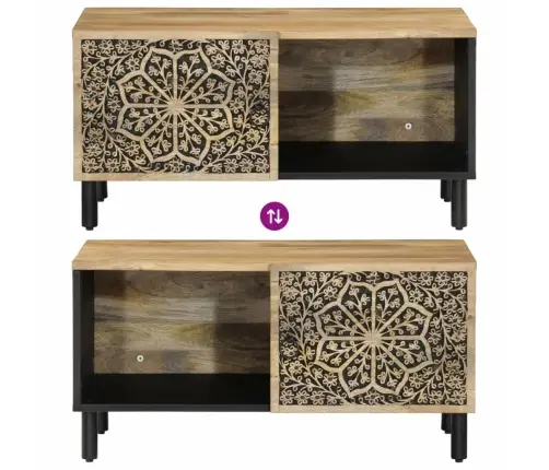 Kohvilaud, 80 X 50 X 40 cm Mangopuit