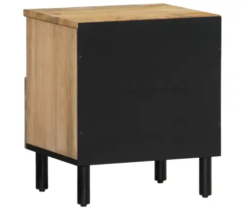 Naktinė Spintelė, 40X33X46cm Mango Medienos Masyvas