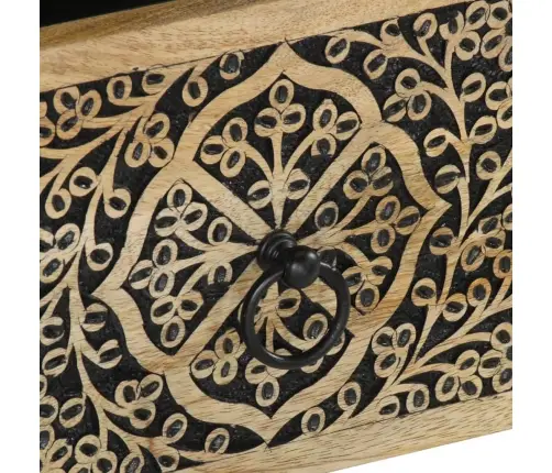 Naktinė Spintelė, 40X33X46cm Mango Medienos Masyvas