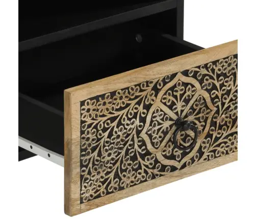 Naktinė Spintelė, 40X33X46cm Mango Medienos Masyvas