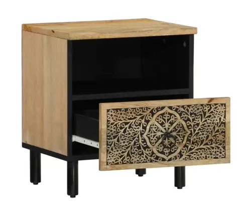 Naktsskapīši, 2 Gab., 40X33X46 Cm, Mango Masīvkoks Vidaxl