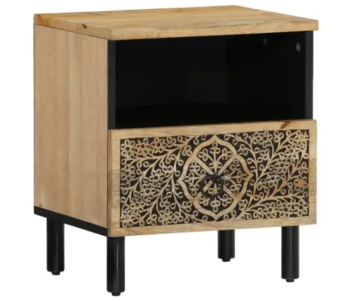 Naktsskapīši, 2 Gab., 40X33X46 Cm, Mango Masīvkoks Vidaxl