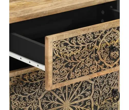 Naktsskapītis, 50X33X60 Cm, Mango Masīvkoks Vidaxl