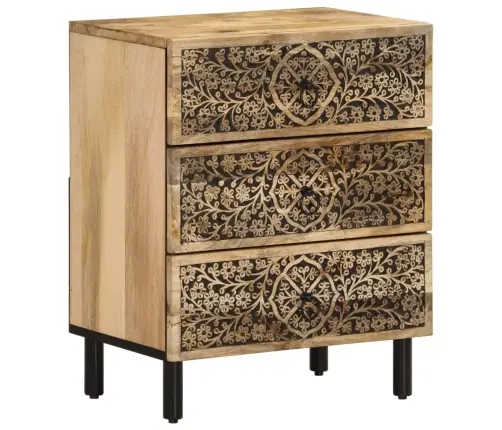 Naktsskapītis, 50X33X60 Cm, Mango Masīvkoks Vidaxl Naktsskapītis, 50X33X60 Cm, Mango Masīvkoks Vidaxl