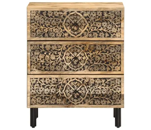 Naktsskapītis, 50X33X60 Cm, Mango Masīvkoks Vidaxl Naktsskapītis, 50X33X60 Cm, Mango Masīvkoks Vidaxl