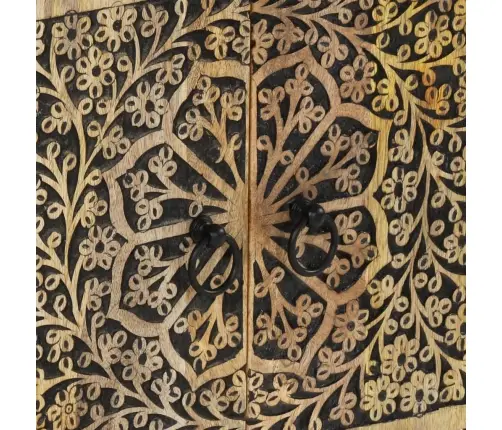 Naktsskapītis, 50X33X60 Cm, Mango Masīvkoks Vidaxl