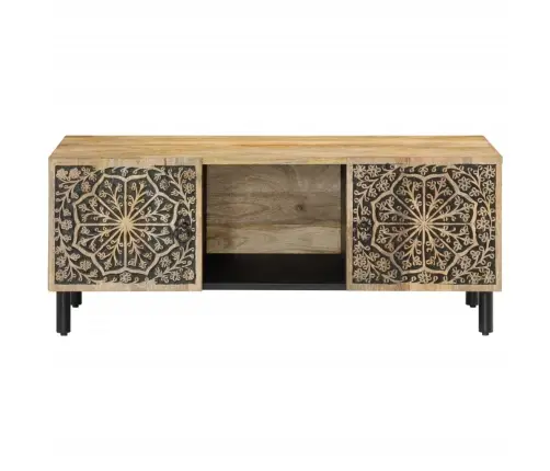 Kafijas Galdiņš, 100X54X40 Cm, Mango Masīvkoks Vidaxl