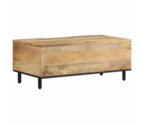 Kafijas Galdiņš, 100X54X40 Cm, Mango Masīvkoks Vidaxl