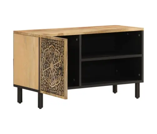 Tv Skapītis, 80X31X46 Cm, Mango Masīvkoks Vidaxl