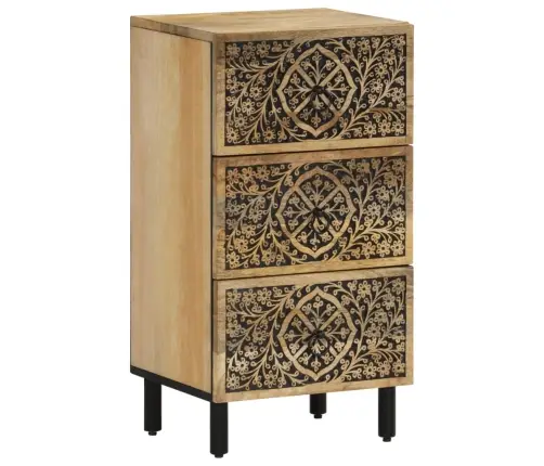 Skapītis, 40X33X75 Cm, Mango Masīvkoks Vidaxl