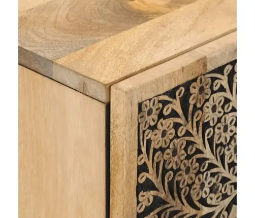 Skapītis, 40X33X75 Cm, Mango Masīvkoks Vidaxl