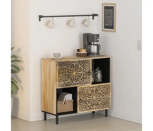 Skapītis, 80X33X75 Cm, Mango Masīvkoks   Vidaxl