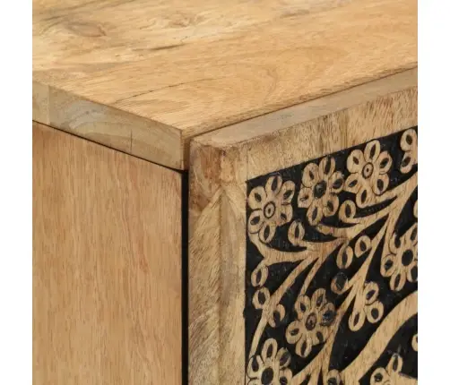 Puhvetkapp, 40X33X110 cm Mangopuit