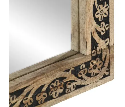 Vannitoapeegel, 50 X 70 X 2,5 cm Mangopuit Ja Klaas