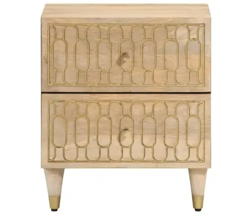 Naktsskapīši, 2 Gab., 40X33X46 Cm, Mango Masīvkoks Vidaxl