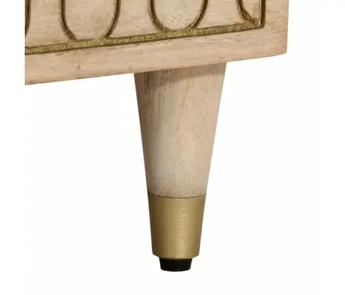 Naktsskapīši, 2 Gab., 40X33X46 Cm, Mango Masīvkoks Vidaxl