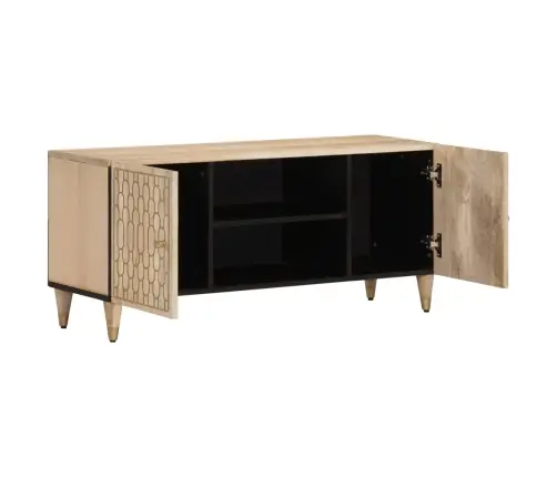 Tv Skapītis, 105X33X46 Cm, Mango Masīvkoks Vidaxl Tv Skapītis, 105X33X46 Cm, Mango Masīvkoks Vidaxl