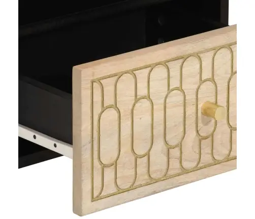 Naktsskapīši, 2 Gab., 40X33X46 Cm, Mango Masīvkoks Vidaxl