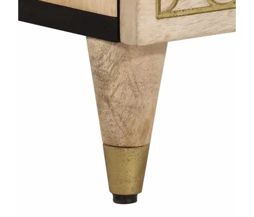 Naktsskapīši, 2 Gab., 40X33X46 Cm, Mango Masīvkoks Vidaxl