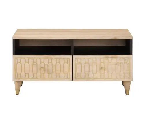 Kafijas Galdiņš, 80X54X40 Cm, Mango Masīvkoks Vidaxl