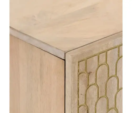 Televizoriaus Spintelė, 80X31X46cm Mango Medienos Masyvas