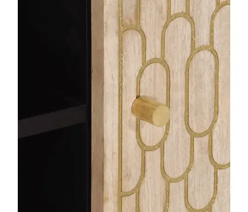 Televizoriaus Spintelė, 80X31X46cm Mango Medienos Masyvas