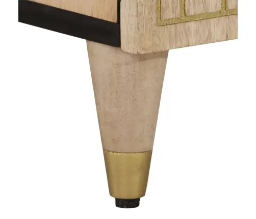 Televizoriaus Spintelė, 80X31X46cm Mango Medienos Masyvas