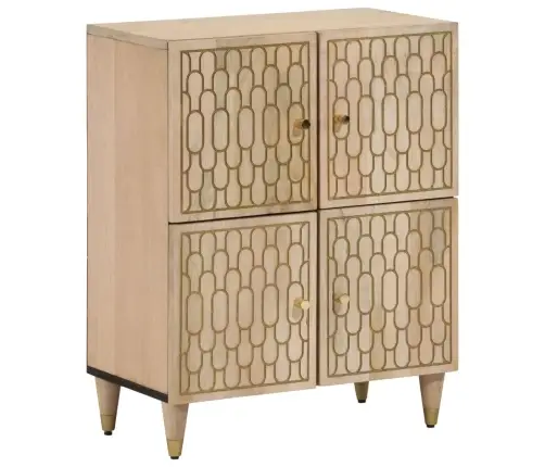 Skapītis, 60X33X75 Cm, Mango Masīvkoks Vidaxl