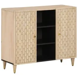 Puhvetkapp, 90X33X75 cm Mangopuit