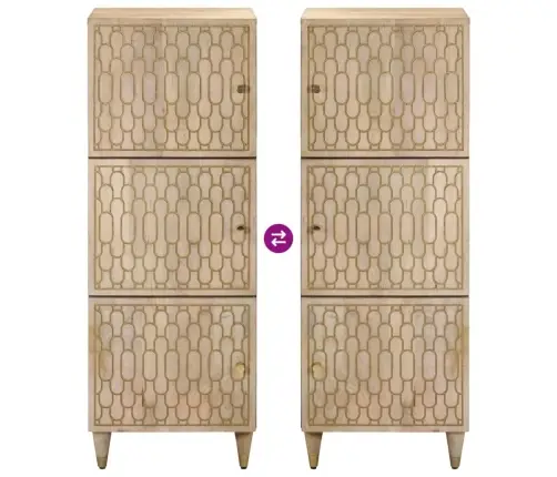 Komoda, 40X33X110cm Mango Medienos Masyvas