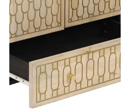 Augstais Skapītis, 60X33X100 Cm, Mango Masīvkoks Vidaxl