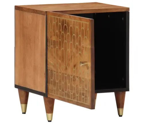 Naktsskapīši, 2 Gab., 40X33X46 Cm, Mango Masīvkoks Vidaxl